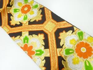 アンティーク　華紋蜀江紋織出し袋帯（着用可）